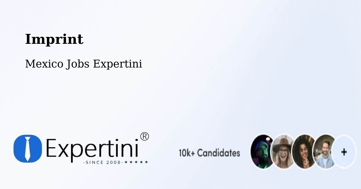 Imprint – Cañada - Mexico Jobs Expertini